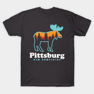 Pittsburg NH Moose Pittsburg New Hampshire T-Shirt